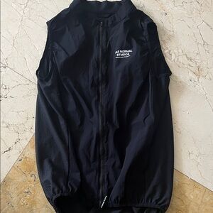 Pas Normal Studios Black Lightweight Zip Vest